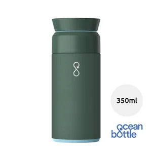 Borraccia Ocean Bottle in acciaio inox e plastica riciclata con doppio isolamento termico da 350ml