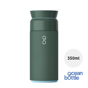 Borraccia Ocean Bottle in acciaio inox e plastica riciclata con doppio isolamento termico da 350ml