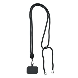 Lanyard elegante in RPET tubolare elegante con porta telefono
