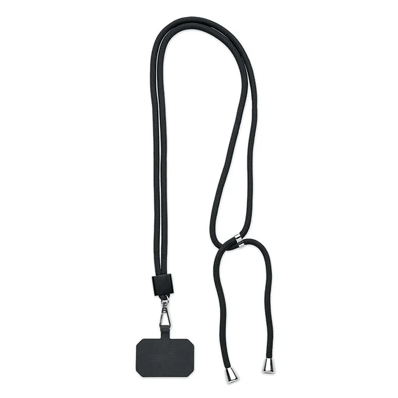 Lanyard elegante in RPET tubolare elegante con porta telefono