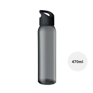 Borraccia in vetro da 470ml antigoccia con tappo in plastica