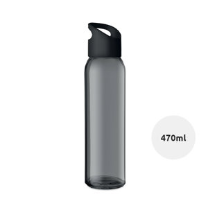 Borraccia in vetro da 470ml antigoccia con tappo in plastica