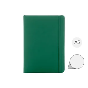 Block notes A5 in PU riciclato RPU con fogli neutri in carta riciclata