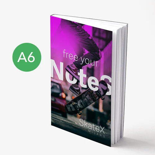 Quaderni per appunti A6 da 40 pagine con Copertina Flessibile Personalizzata