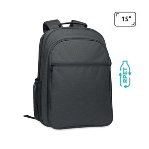 Zaino refrigerante e porta pc da 15" in RPET con tasca laterale in rete