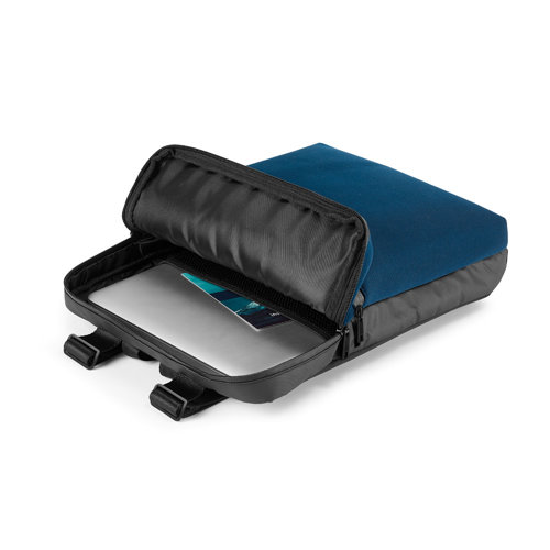 Zaino porta pc Branve da 14'' in tela cerata e soft shell resistente all'acqua con spallacci regolabili