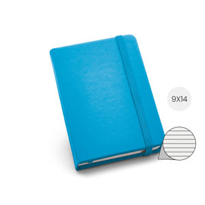 Block Notes tascabile con copertina rigida in similpelle e 160 pagine a righe 90x140mm