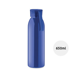 Borraccia in acciaio inox con coperchio in PP e gancio in silicone da 650ml