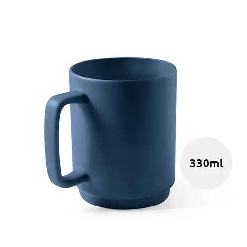 Tazza in ceramica con finitura opaca in diverse colorazioni corpo da 330ml in scatola regalo
