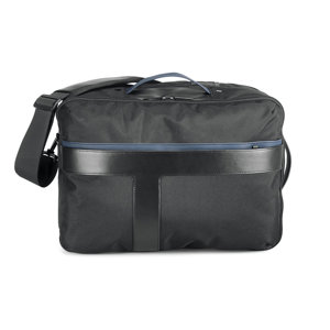 Borsa da viaggio 2 in 1 con zaino porta PC 15.6" e dettagli in similpelle spallacci imbottiti e tasche interne imbottite fornito con una borsa in TNT