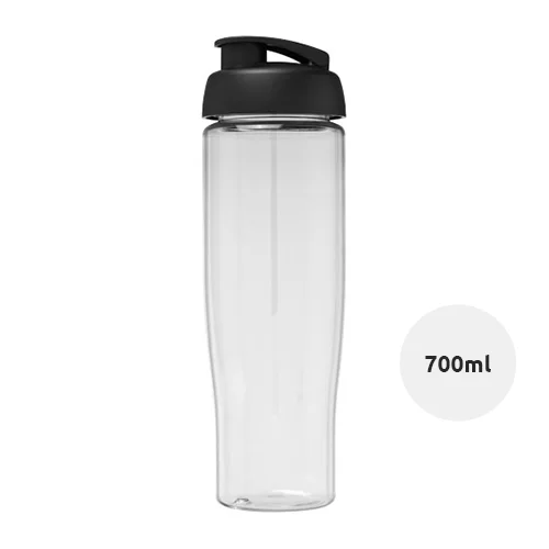 Borraccia sportiva in PET da 700 ml con coperchio a scatto