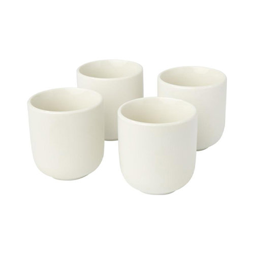 Set di 4 tazzine per espresso in ceramica da 90ml