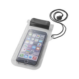 Custodia impermeabile per smartphone con tasca frontale touchscreen e tracolla 230x100mm