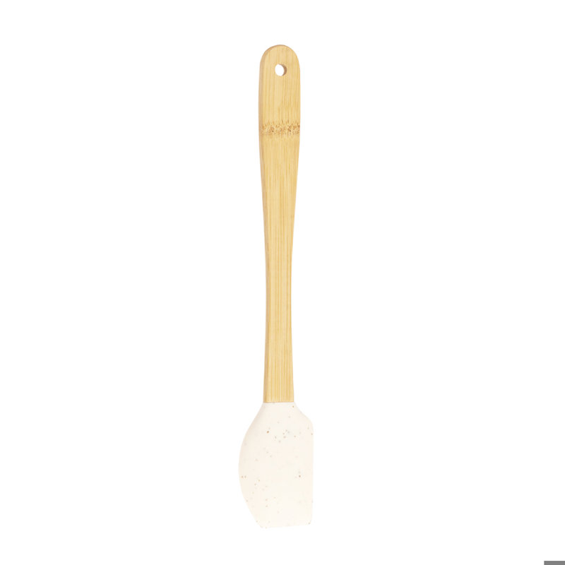 Spatola in bambù con estremità in silicone