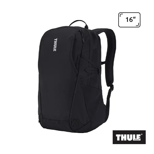 Zaino porta pc Thule da 16'' in nylon dotato di cinghia pettorale e cinghie di compressione laterali