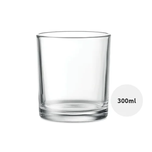 Bicchiere in vetro da 300ml