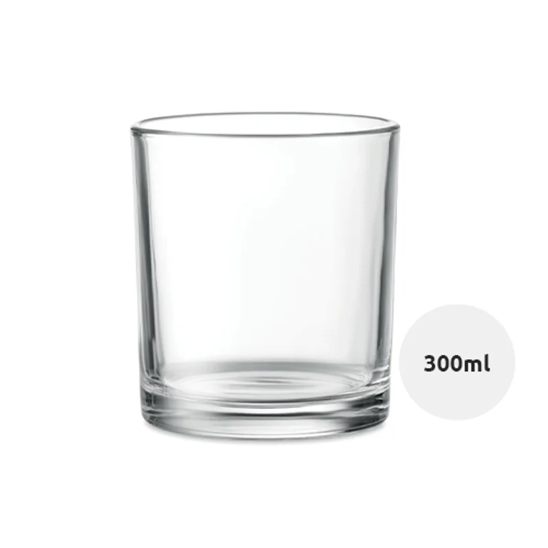 Bicchiere in vetro da 300ml
