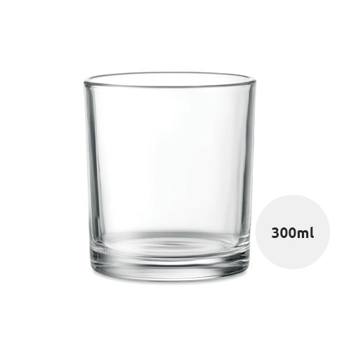 Bicchiere in vetro da 300ml