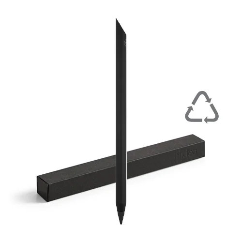 Penna senza inchiostro in alluminio riciclato a lunga durata con confezione regalo