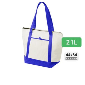 Borsa termica in TNT da 21L con manici lunghi 44.5x15x34cm