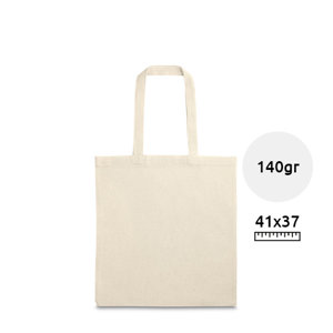Shopper in cotone 100% con manici da 140gr 37x41cm