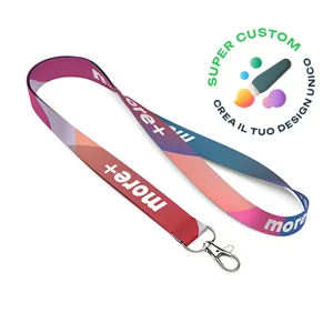 Lanyard in poliestere con personalizzazione in sublimazione su due lati