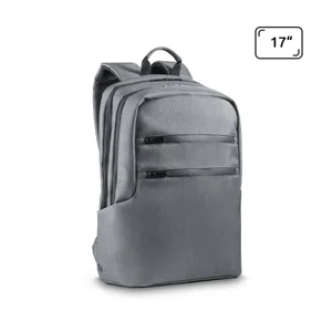 Zaino porta pc da 17" in nylon impermeabile con tasca esterna RFID e aggancio trolley