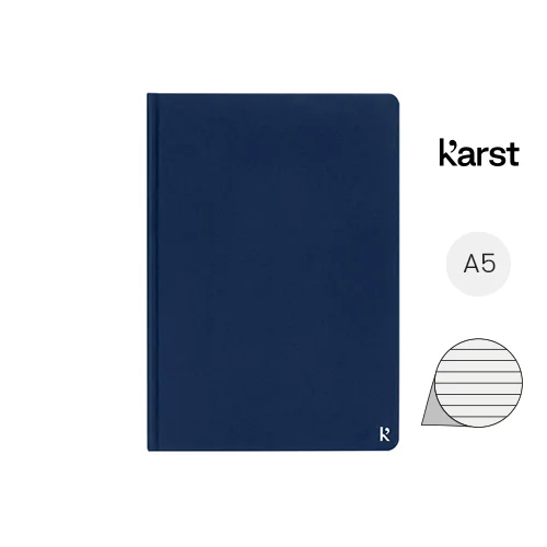 Block notes A5 K'arst con copertina rigida e 144 pagine in carta di pietra a righe impermeabili antistrappo