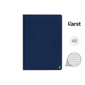 Block notes A5 K'arst con copertina rigida e 144 pagine in carta di pietra a righe impermeabili antistrappo