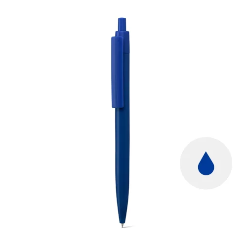 Penna a sfera in ABS con finitura lucida e refill blu