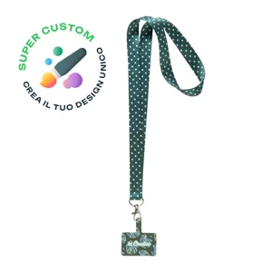 Lanyard portacellulare in RPET totalmente personalizzabile