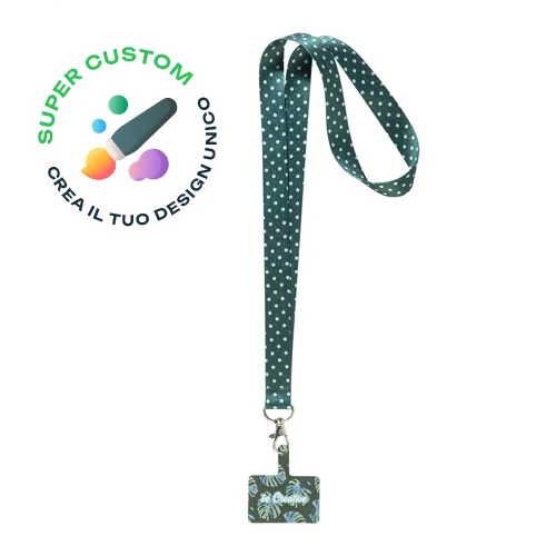 Lanyard portacellulare in RPET totalmente personalizzabile