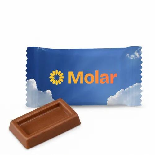 Cioccolatini al latte di alta qualità in confezioni personalizzate