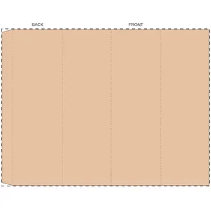 Fascia in carta kraft personalizzata