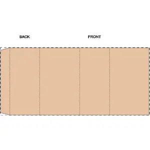 Fascia in carta kraft personalizzata