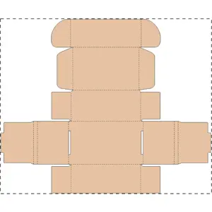 Scatola in cartone ondulato kraft personalizzata