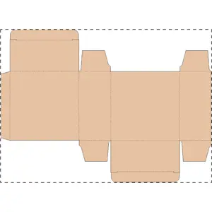 Scatola in cartoncino kraft personalizzata