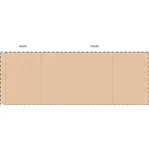 Fascia in carta kraft personalizzata