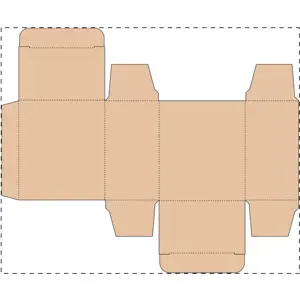 Scatola in cartoncino kraft personalizzata