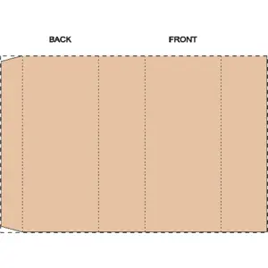 Fascia in carta kraft personalizzata