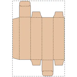 Scatola in cartoncino kraft personalizzata