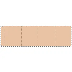 Fascia in carta kraft personalizzata