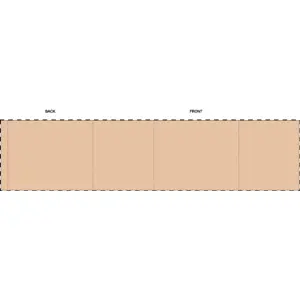 Fascia in carta kraft personalizzata