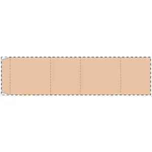 Fascia in carta kraft personalizzata