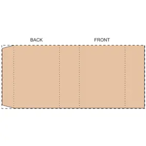 Fascia in carta kraft personalizzata
