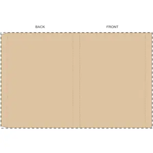 Fascia in carta kraft personalizzata