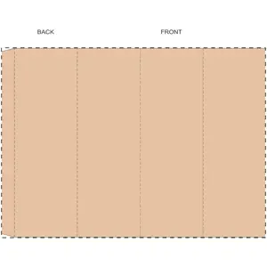 Fascia in carta kraft personalizzata