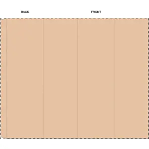 Fascia in carta kraft personalizzata