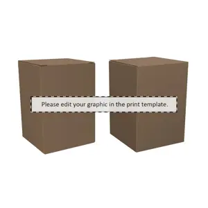 Scatola in cartone ondulato kraft personalizzata