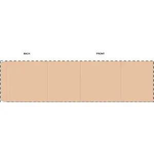Fascia in carta kraft personalizzata